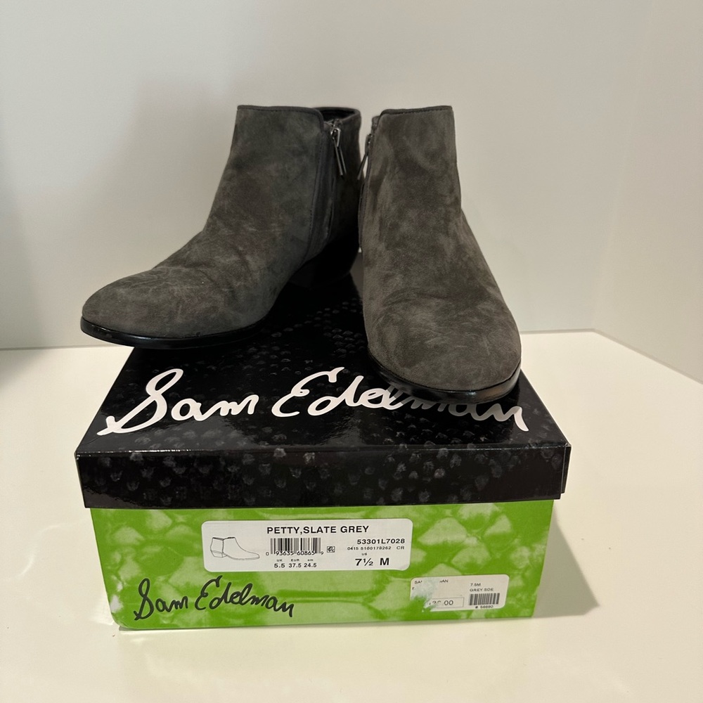 Sam Edelman Petty bootie in slate gray size 7.5